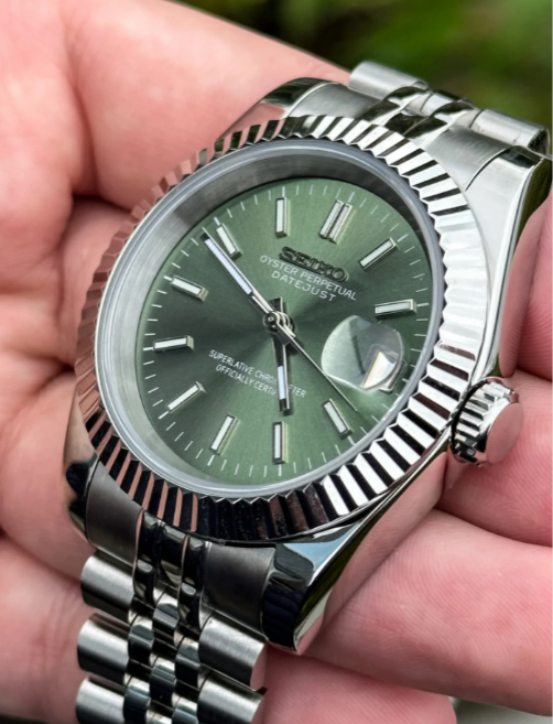 Seikjust | Silver Olive Green