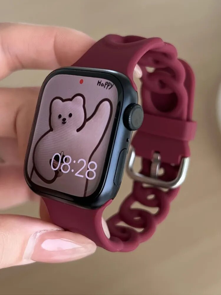 Silikonarmband für Apple Watch