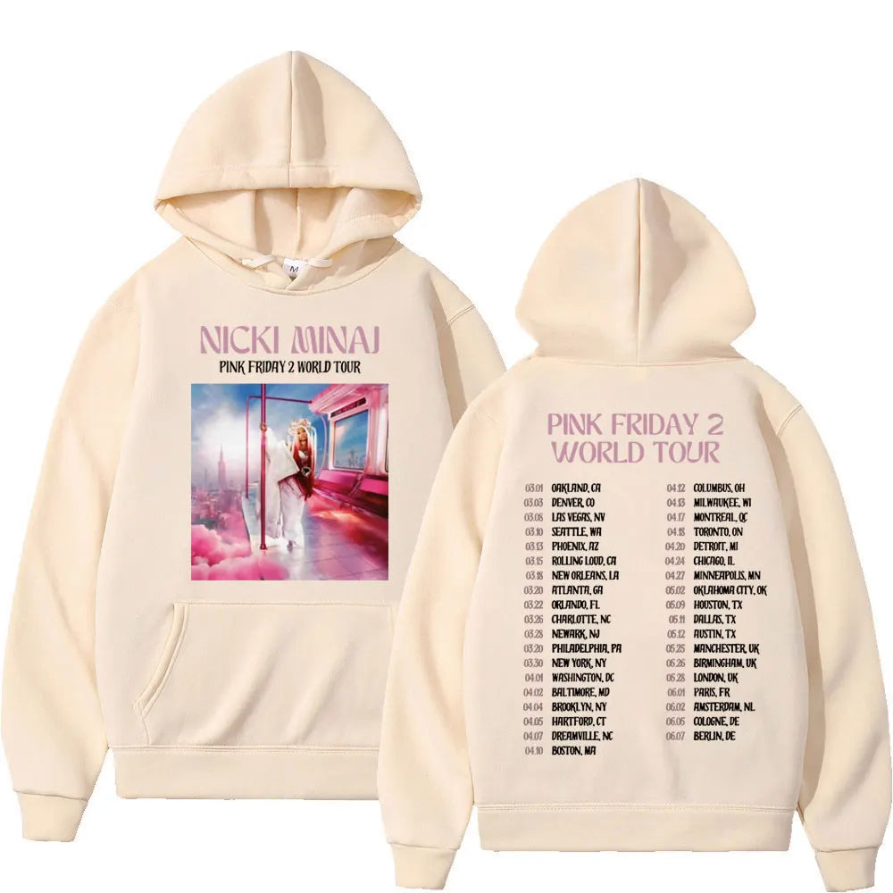 Nicki Minaj Pink Friday 2 World Tour Grafik-Hoodies