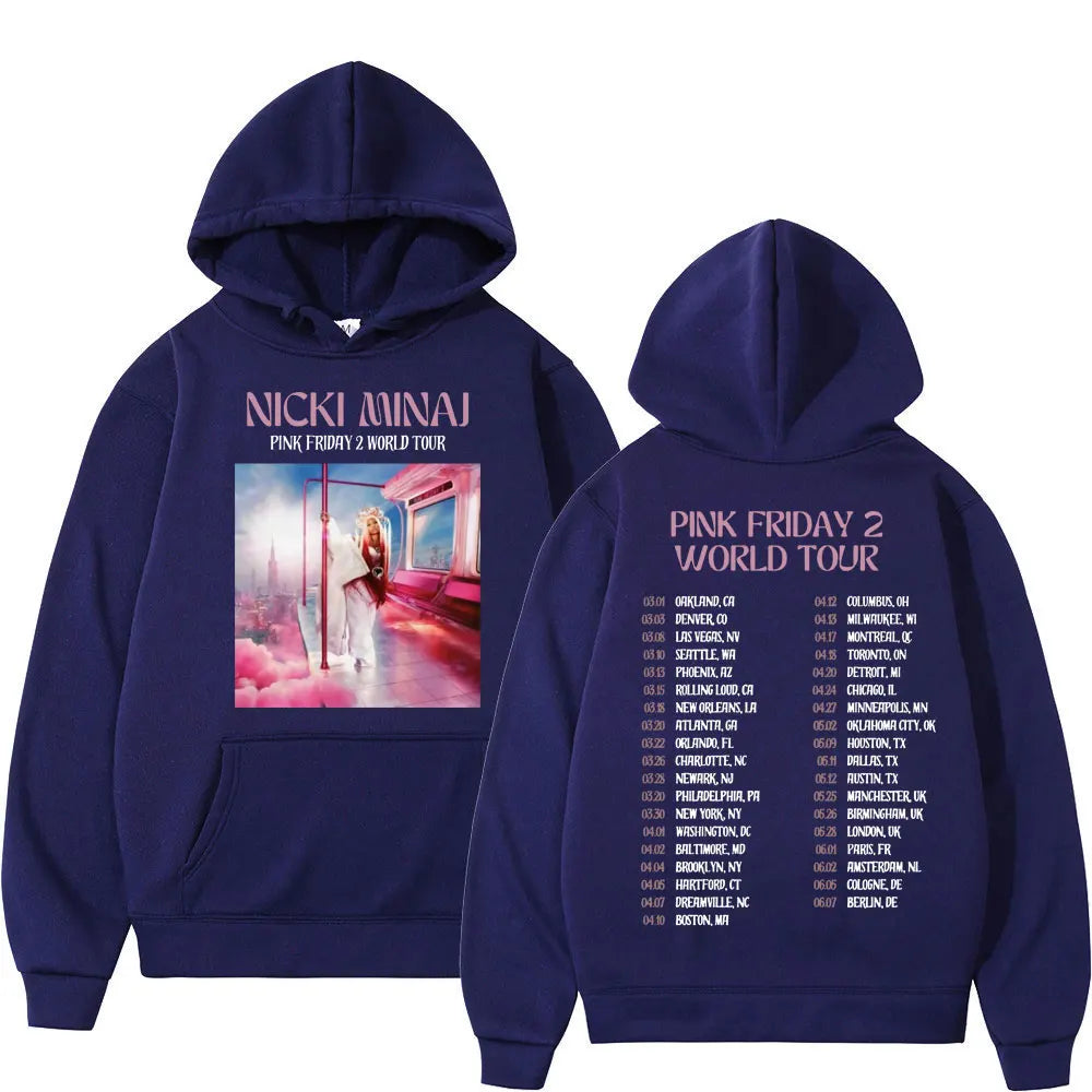 Nicki Minaj Pink Friday 2 World Tour Grafik-Hoodies