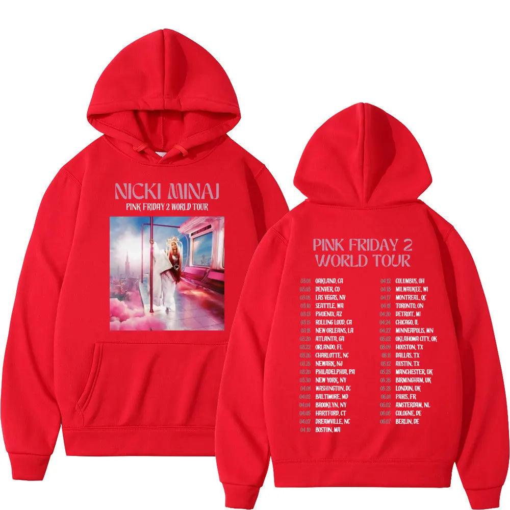 Nicki Minaj Pink Friday 2 World Tour Grafik-Hoodies