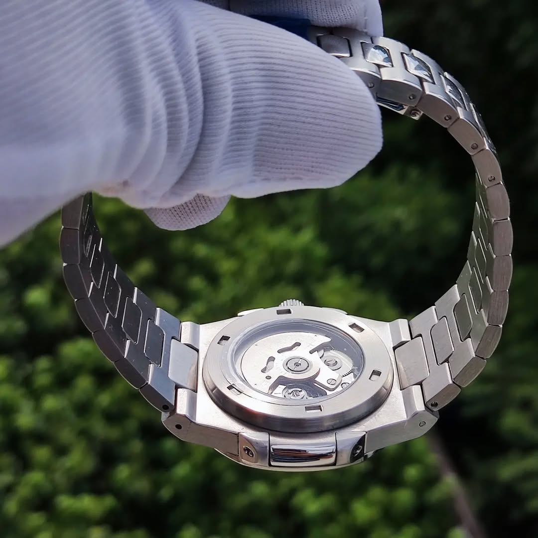 Seiko Mod Nautilus Blau