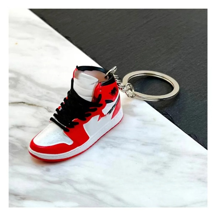 3D Mini Air Jordan Sneaker Schlüsselanhänger – Kultiges Schlüssel-Accessoire zum Sammeln