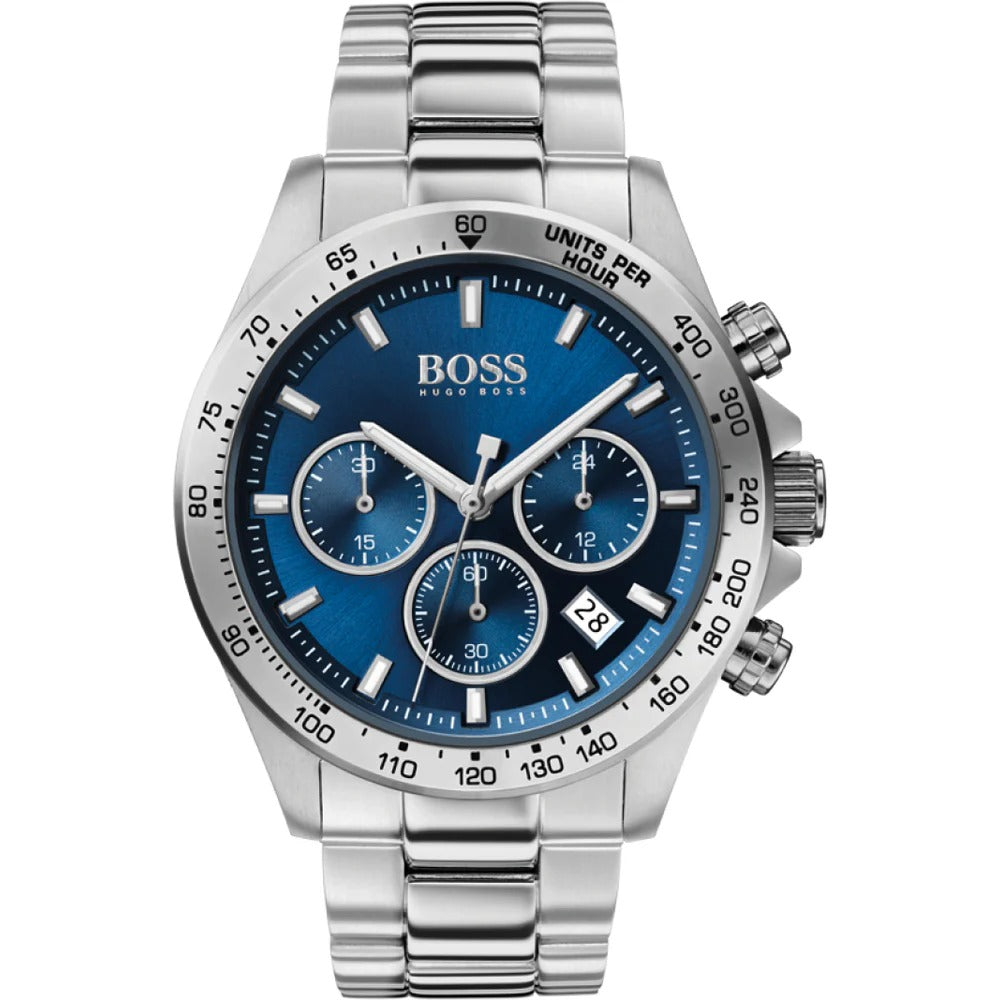 Hugo Boss – Hero – Silberner Chronograph für Herren