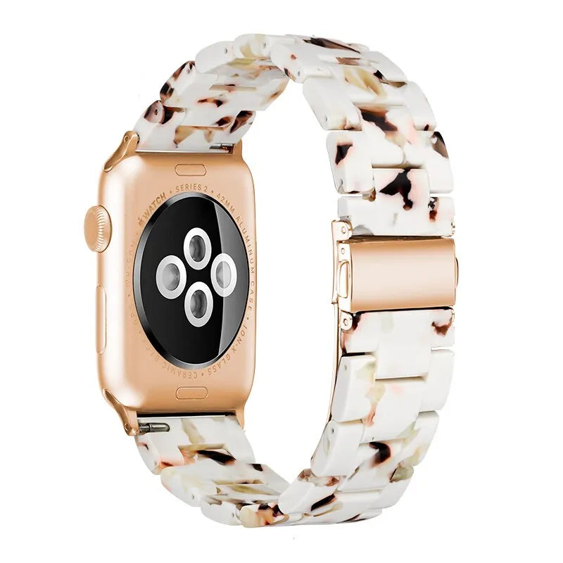 Kompatibel mit Apple Watch – Uhrenarmband mit Blumenmuster