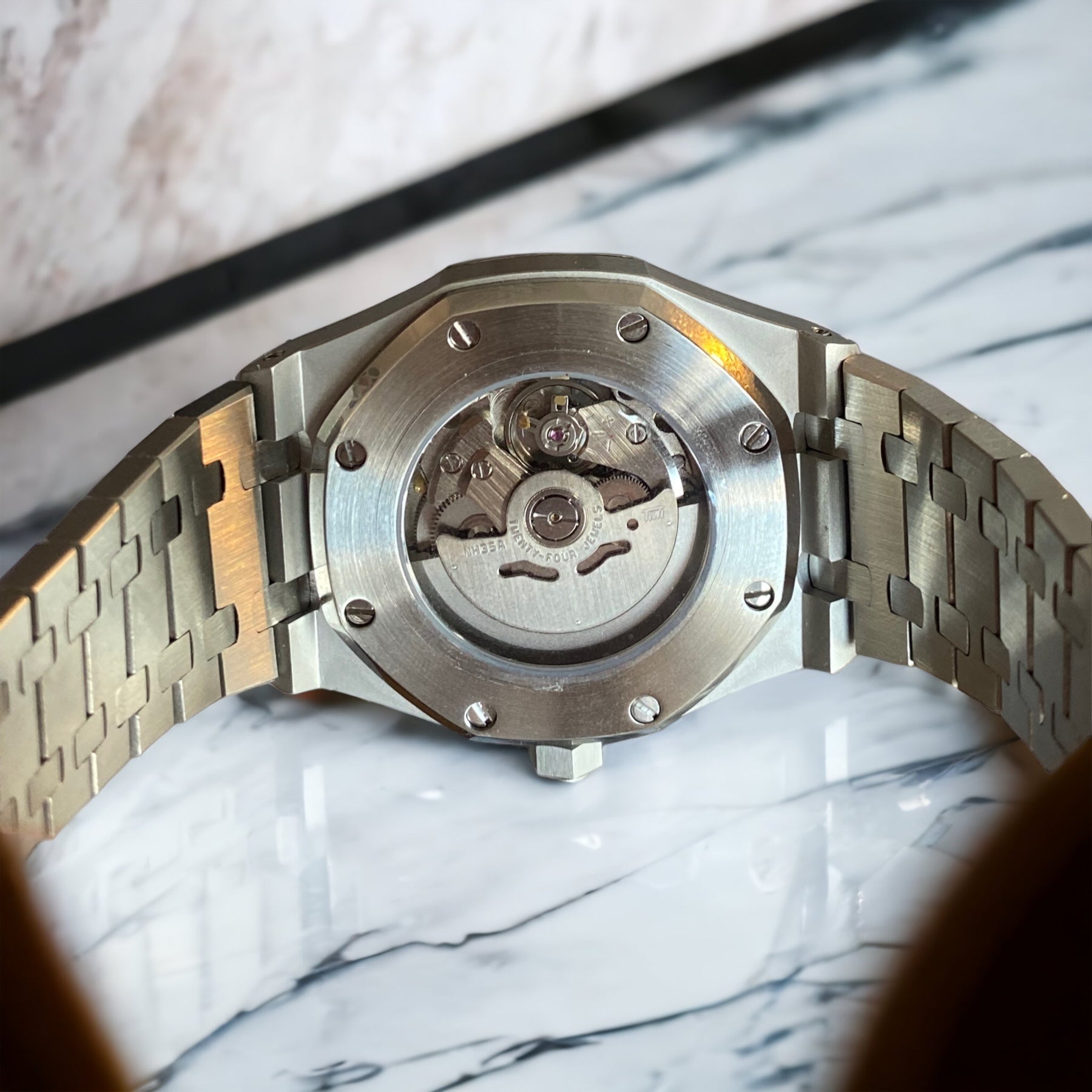 SEIKO MOD ROYAL OAK | EISBLAU