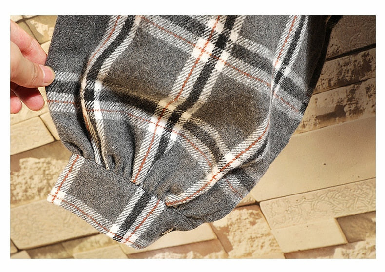 Kariertes Hemd im OG-Stil