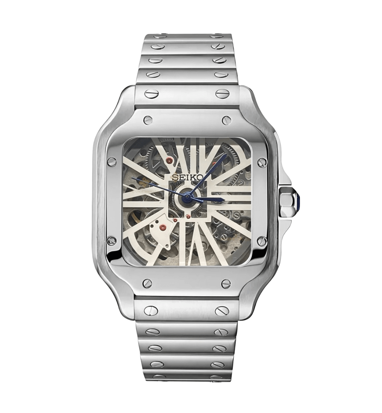 Seiko Mod Santos Skeleton Classic