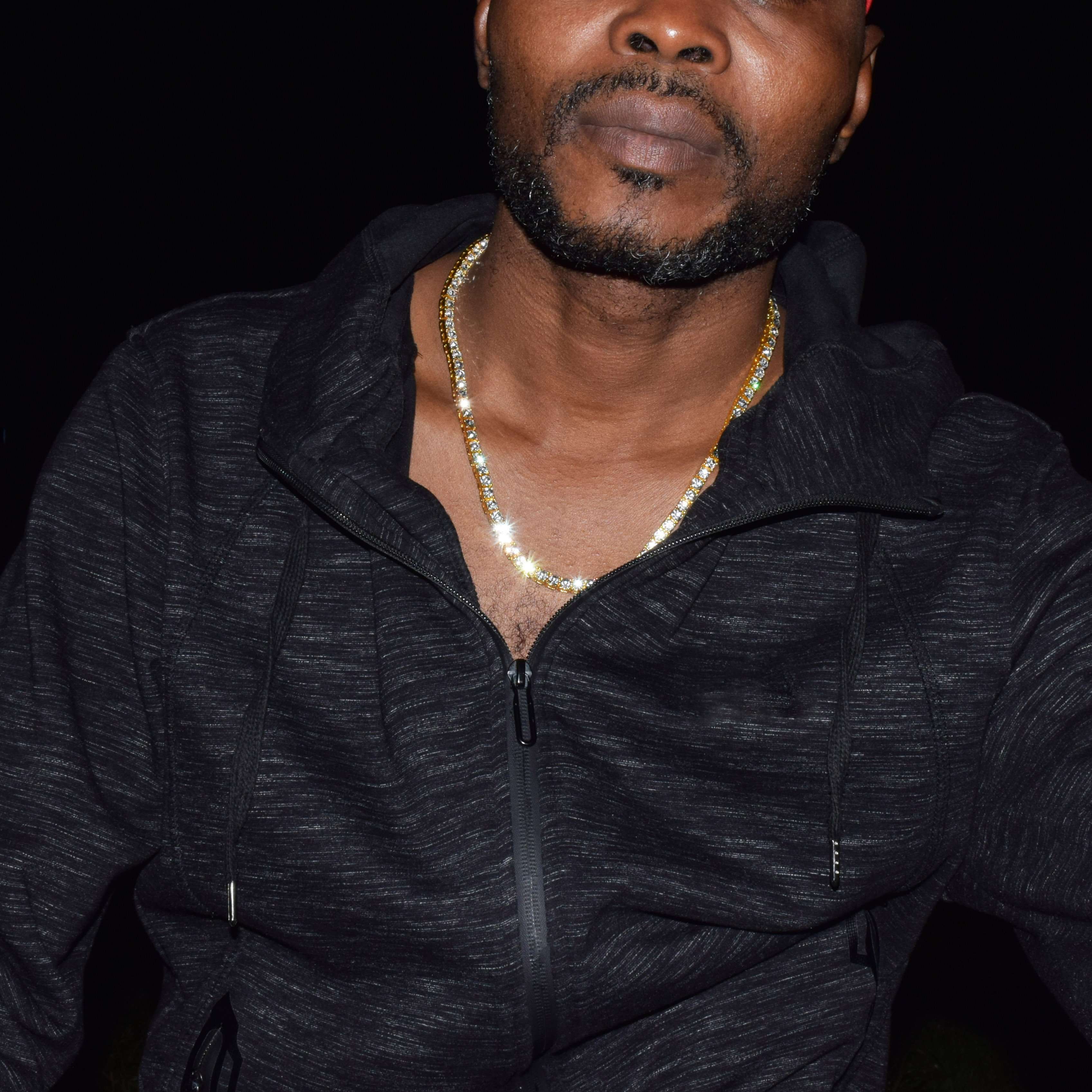 VVS Jewelry hip hop jewelry 200000162 3mm 14k Gold Plated Mens Tennis Chain