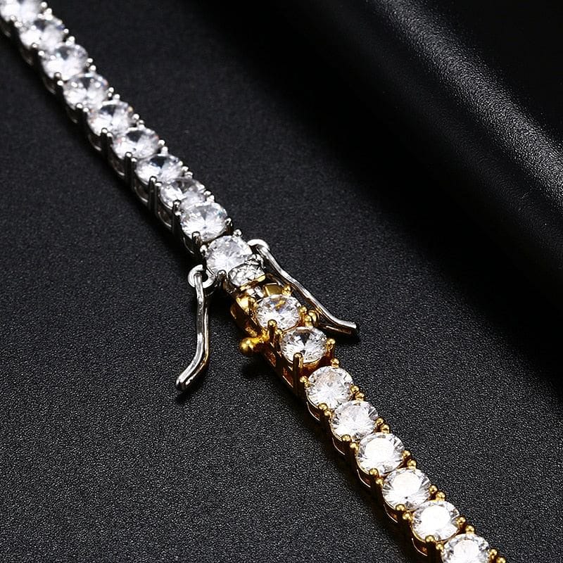 VVS Jewelry hip hop jewelry Fully Iced Miami Prong Cuban Bracelet + FREE Tenns Chain Bundle (AAA+ Quality)