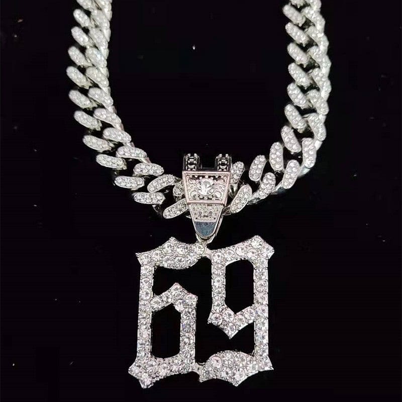 VVS Jewelry hip hop jewelry Iced Tekashi 6ix9ine Inspired Pendant Chain