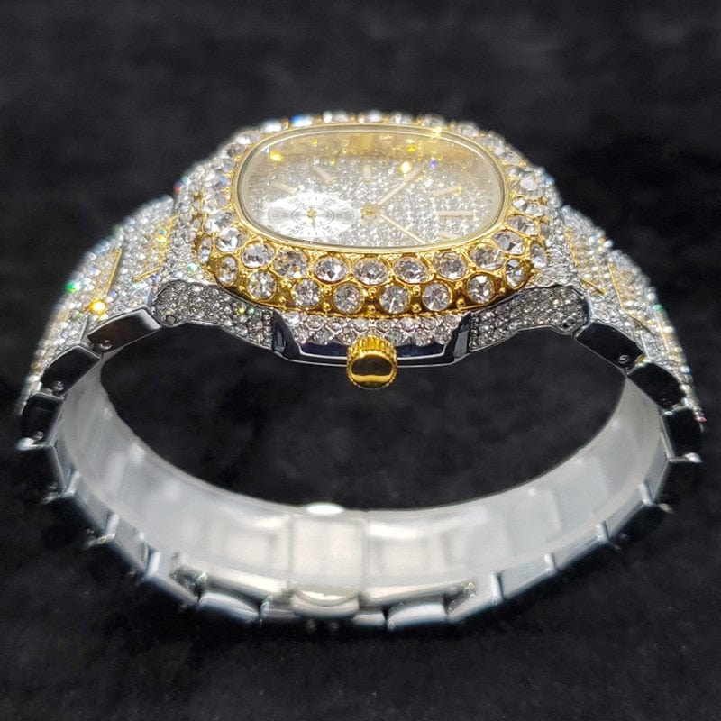 VVS Jewelry hip hop jewelry Watch VVS Jewelry Chronograph Shine Iced out Watch