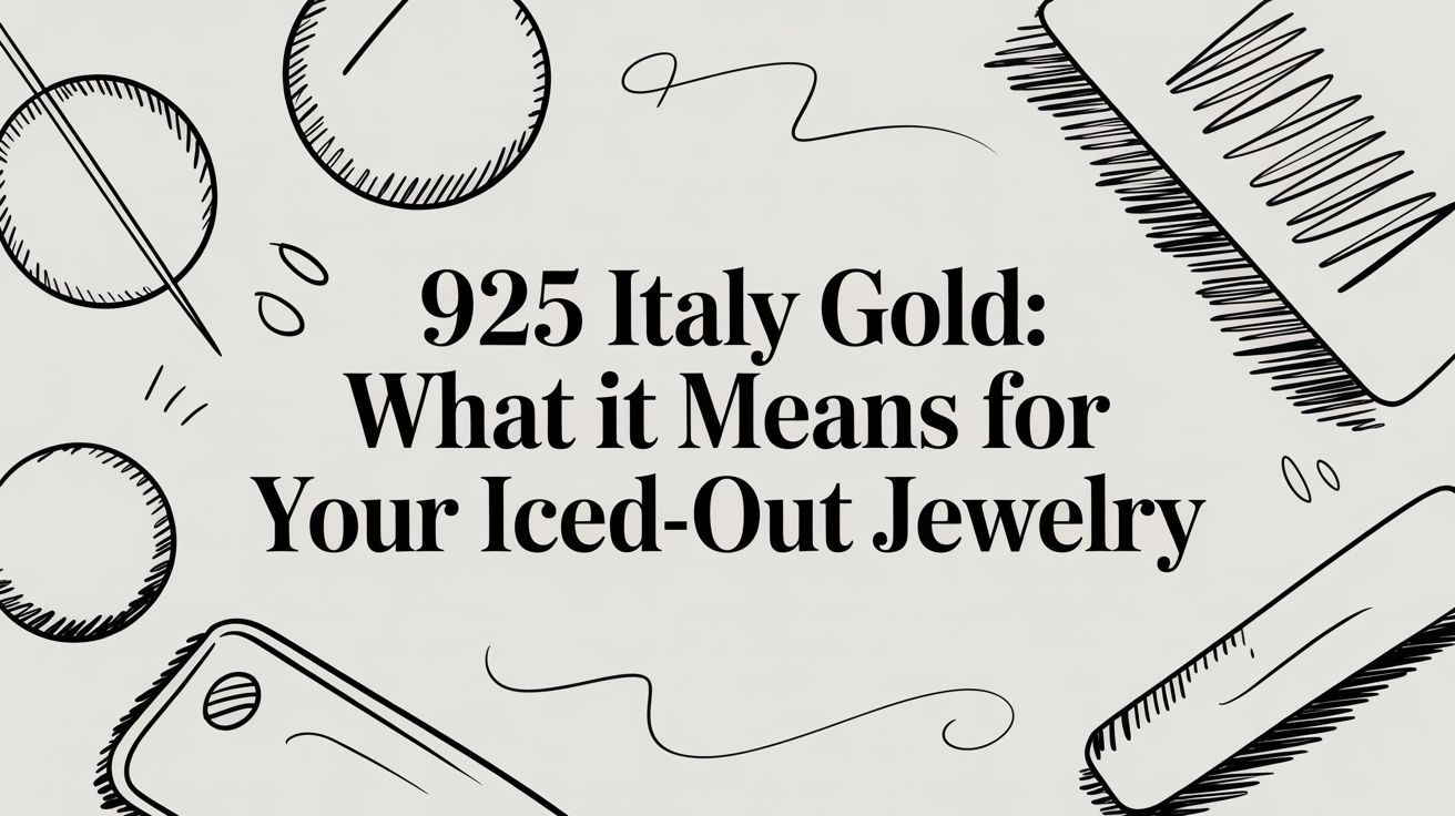 925 Italy Gold: What It Means for Your Iced-Out Jewelry