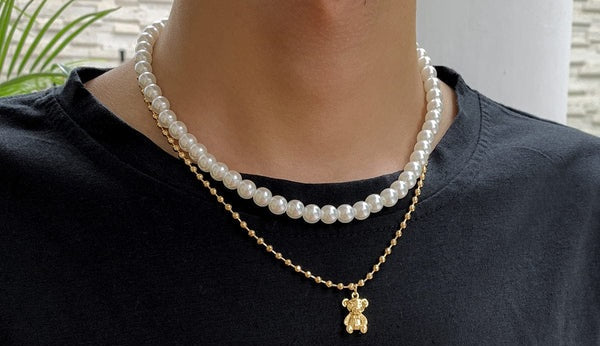 Why Are Young Guys Wearing Pearl Necklaces
