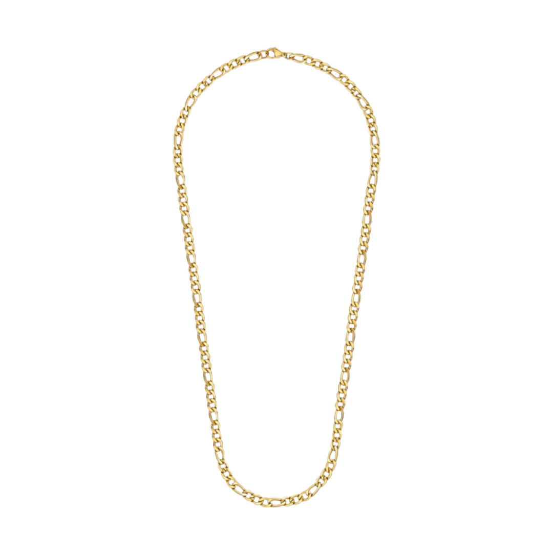 5mm Gold Figaro Link Chain
