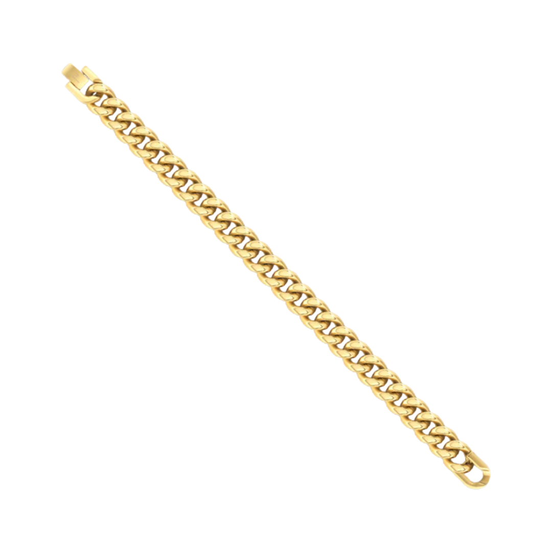 12mm Gold Cuban Link Bracelet