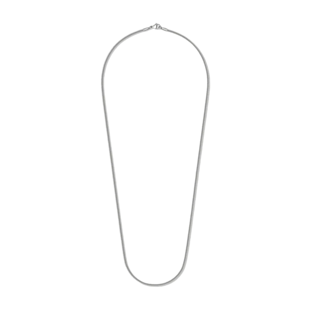 2mm Silver Flat Snake Chain