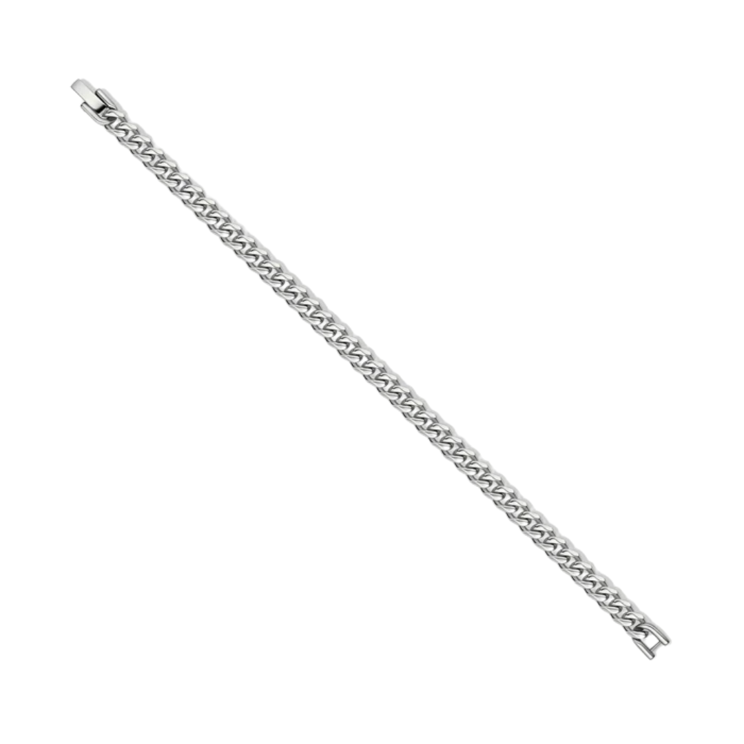 5mm Silver Cuban Link Bracelet