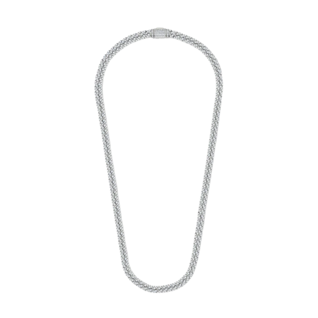 Iced Cuban Chain (Silver) - 8mm