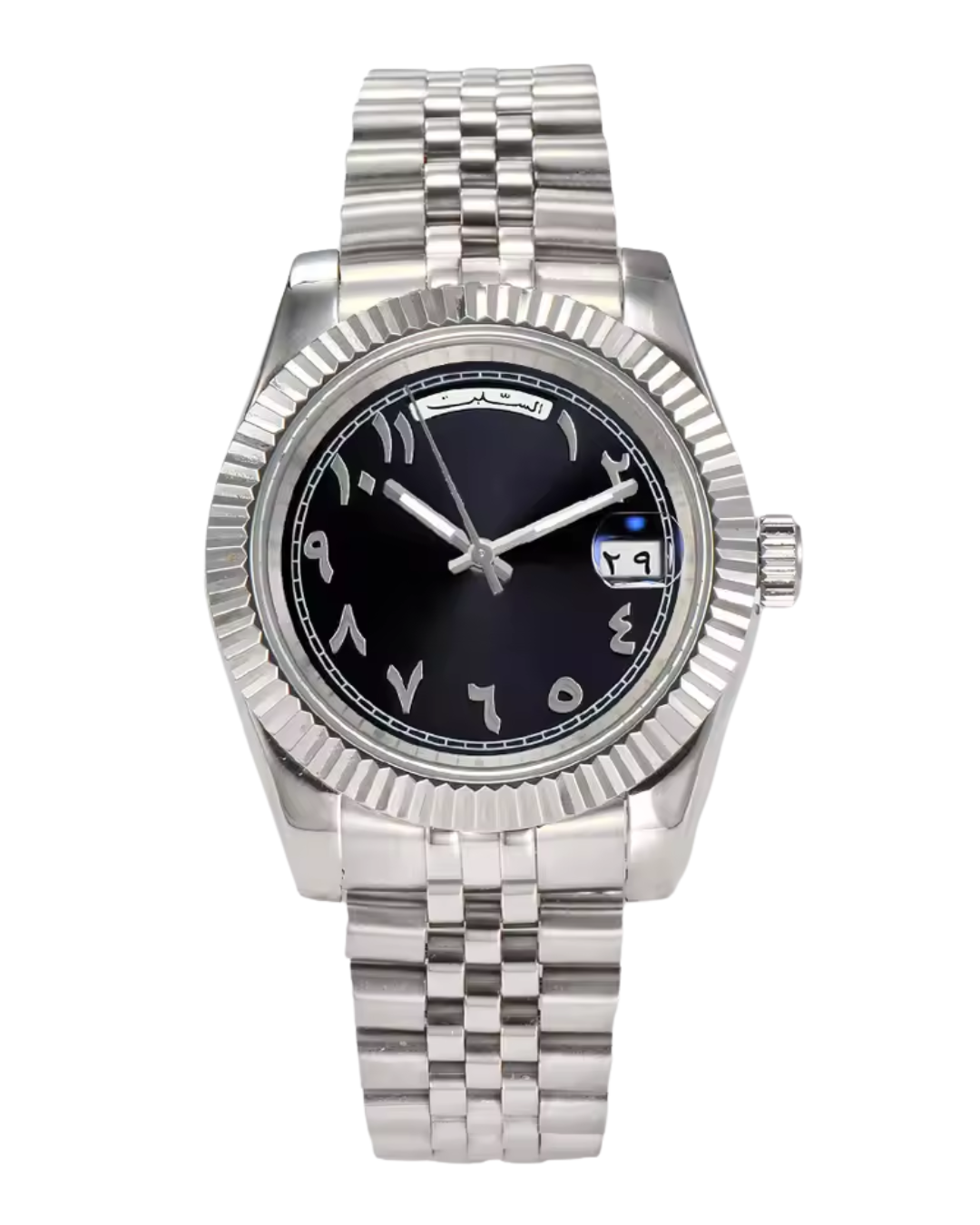 VVS Watches™ Arabic Datejust | Black