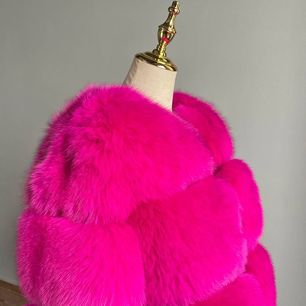 Hot Pink Fur Jacket