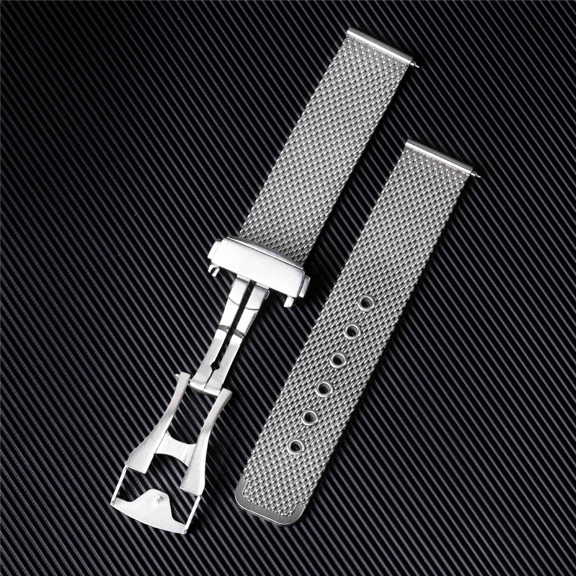 Omega Seamaster James Bond 007 Stainless Steel Brushed Mesh Strap