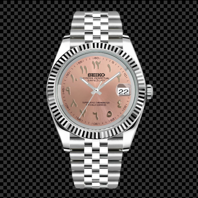 Seikjust Arabic Dial | Silver Rose