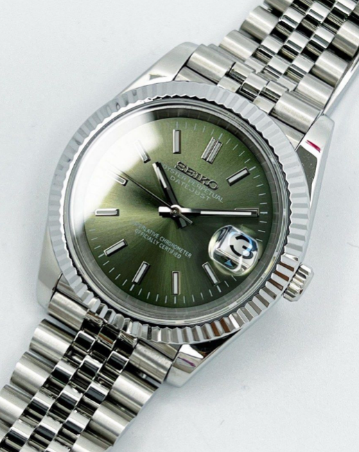 Seikjust | Silver Olive Green