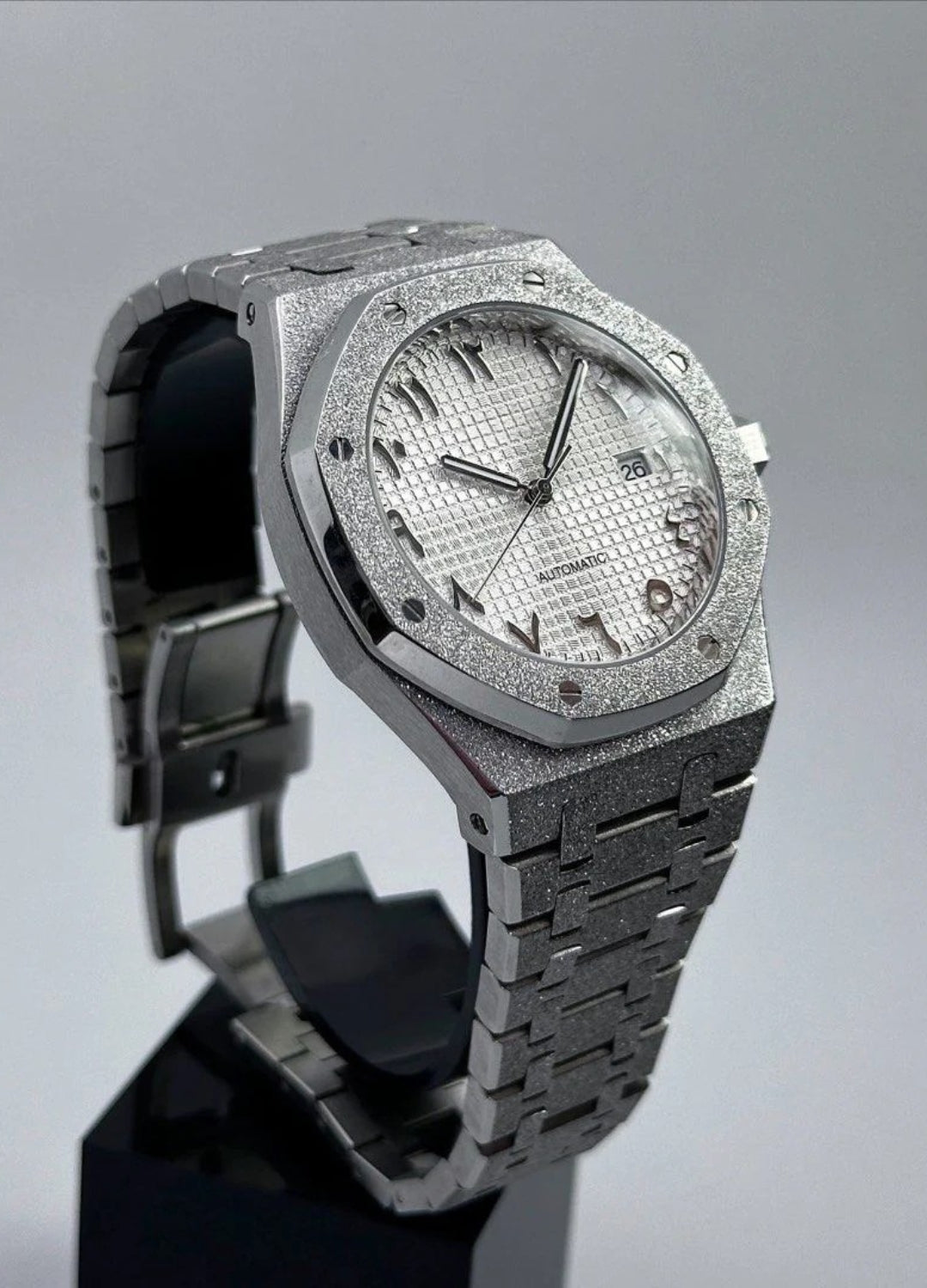 Seiko Mod Frosted Royal Oak | Silver