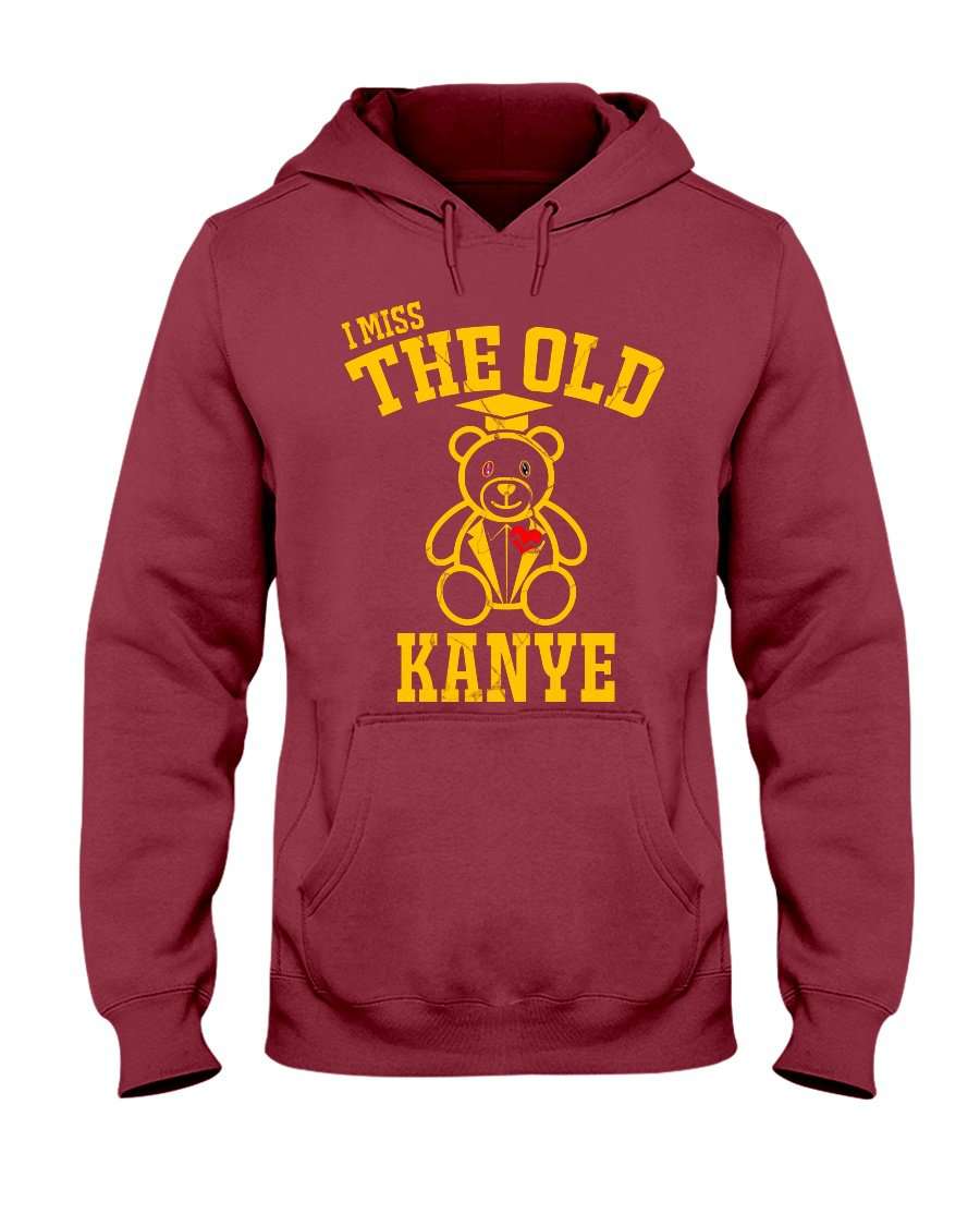 Fuel hip hop jewelry Apparel Gildan 50/50 Hoodie / Cardinal Red / S Old Kanye T-Shirt