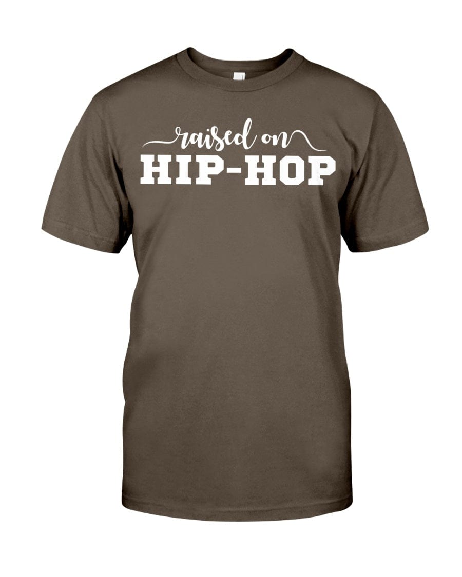 Fuel hip hop jewelry Apparel Gildan Softstyle T-Shirt / Dark Chocolate / XS Raised On Hip-hop Premium Fit Men's T-shirt