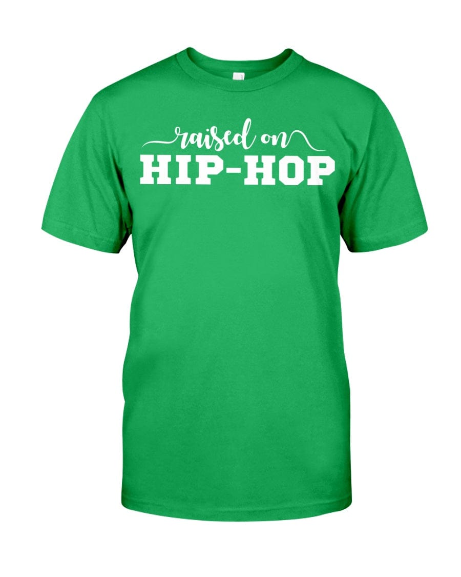 Fuel hip hop jewelry Apparel Gildan Softstyle T-Shirt / Irish Green / XS Raised On Hip-hop Premium Fit Men's T-shirt