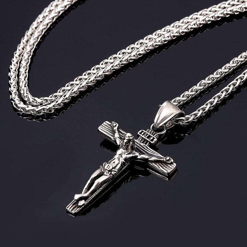Hip Hop Fresh Jewelry hip hop jewelry Crucifix Pendant Necklace