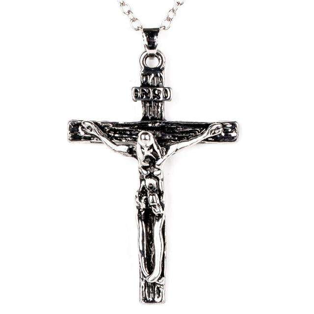 Hip Hop Fresh Jewelry hip hop jewelry Silver Vintage Crucifix Chain