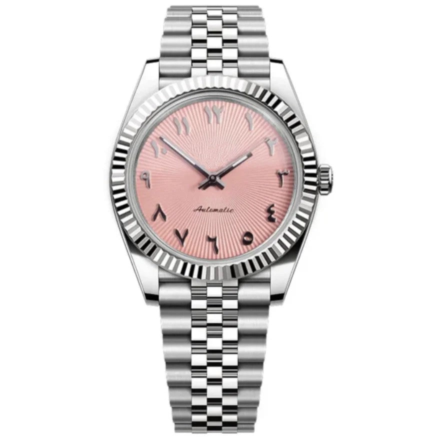Seiko Custom Mod Datejust – Pink Arabic