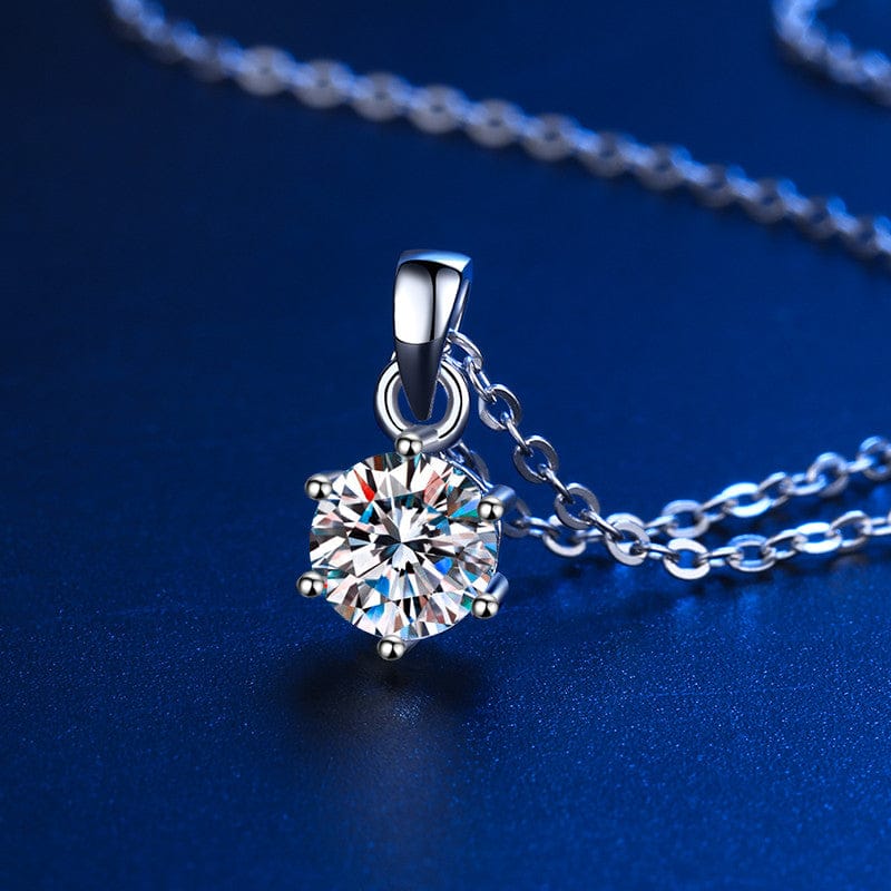 VVS Jewelry hip hop jewelry 925 Sterling Silver 1ct/2ct/3ct VVS1 Moissanite Diamond Necklace