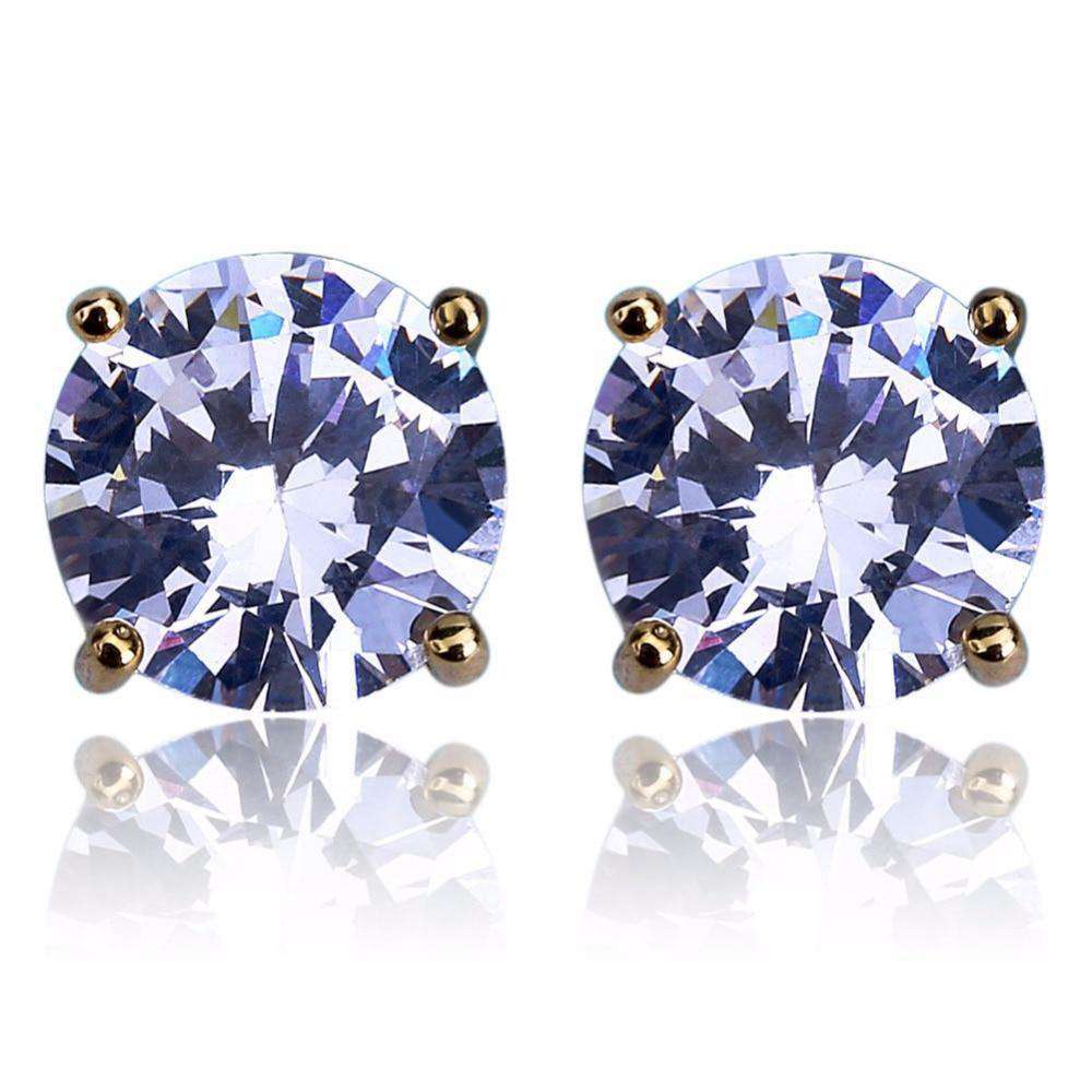 VVS Jewelry hip hop jewelry Classic Ice Stud Earrings
