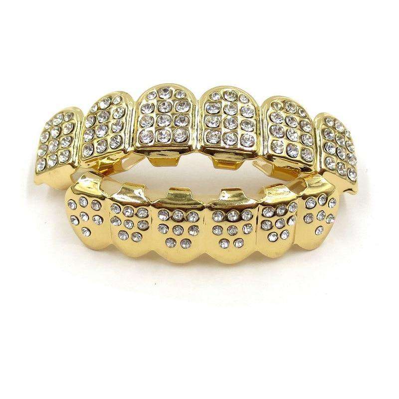 VVS Jewelry hip hop jewelry gold Gold/Silver Grillz