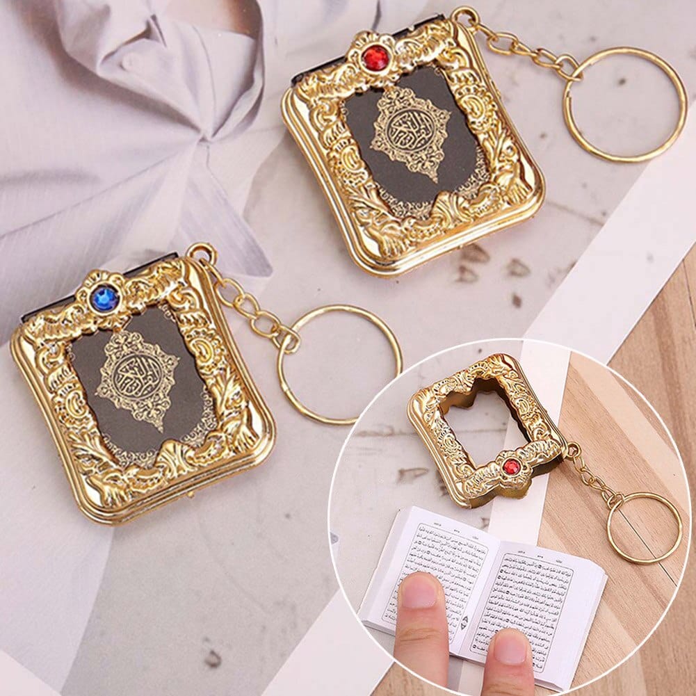 VVS Jewelry hip hop jewelry Islamic Mini Quran Pendant Keychain
