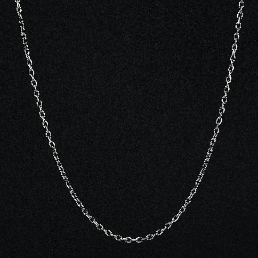 VVS Jewelry hip hop jewelry Silver / 3mm / 18 Inch VVS Jewelry BOGO Micro Cable Chain - Buy One Get One Free