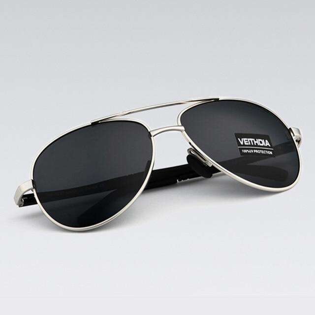 VVS Jewelry hip hop jewelry silver Classic Metal Framed Aviator Sunglasses