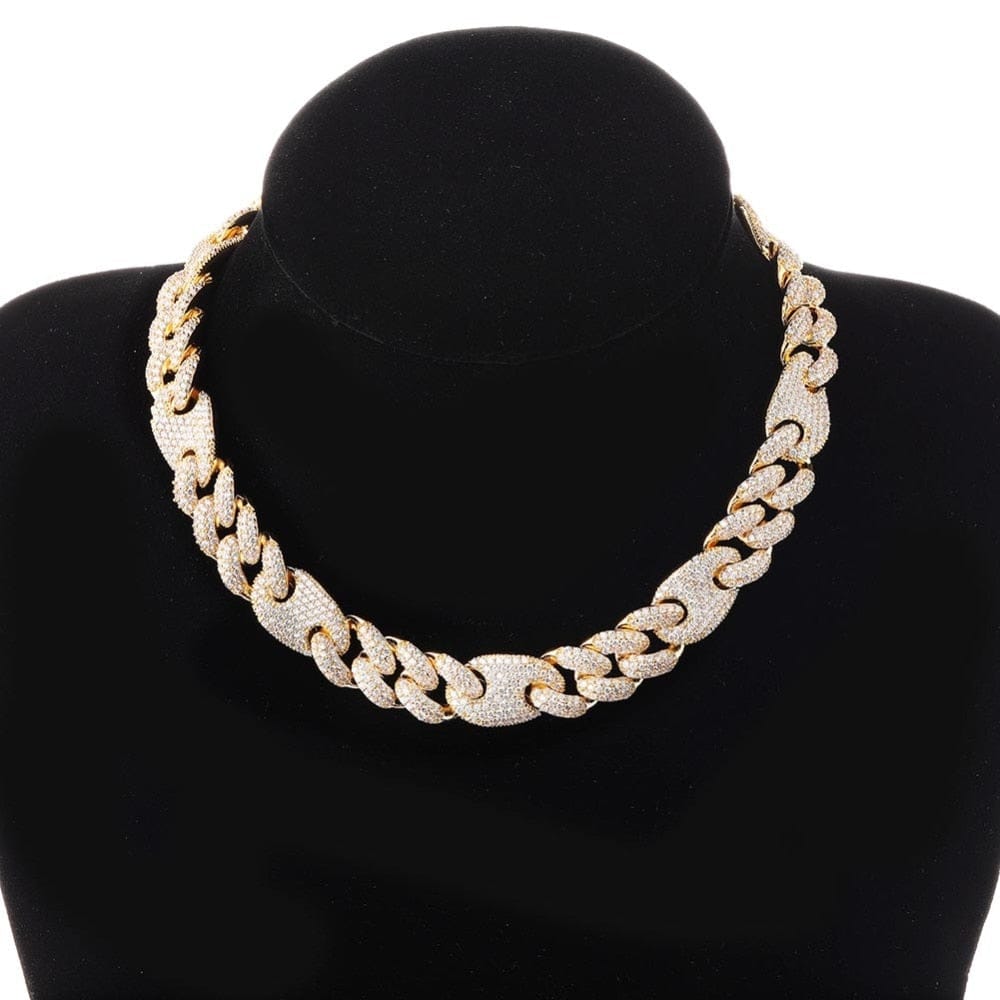 VVS Jewelry hip hop jewelry The Box Cuban Gucci Link Chain