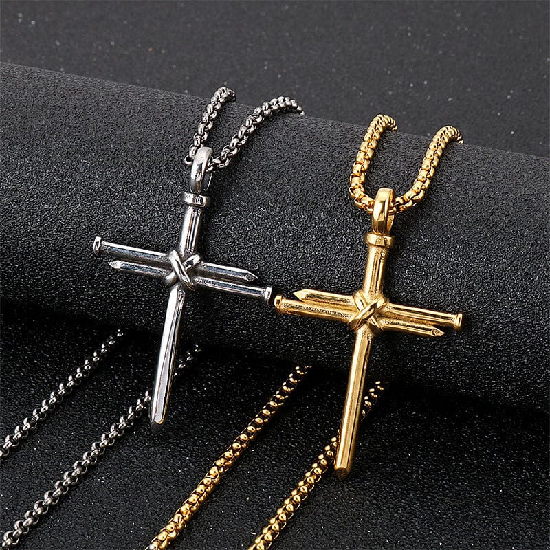VVS Jewelry hip hop jewelry VVS Jewerly Nail Cross Pendant Chain