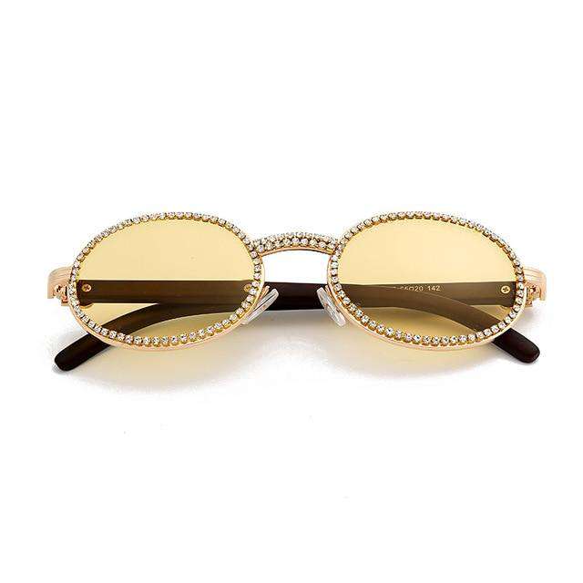 VVS Jewelry hip hop jewelry Yellow Migos Quavo Glasses